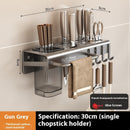 Kitchen Knife Rack Multi-functional Punch-free