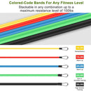 11Pcs Resistance Bands Set Fitness Workout Tubes Exercise Tube Bands