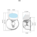 Wearable automatic breastpump