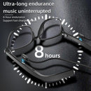 Smart AI Bluetooth Glasses With Magnetic Interchangeable Lenses- UV&Blue Light&Night Vision, Open Ear Speakers, Touch Control, 8H Battery