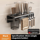 Kitchen Knife Rack Multi-functional Punch-free